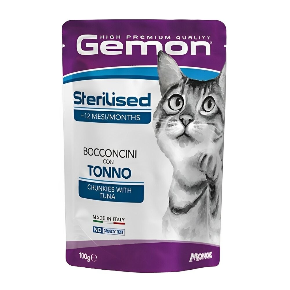 【旺生活】義大利 Gemon 啟蒙貓餐包 無穀主食貓餐包 【整箱24入】 100g 貓主食餐包-規格圖9