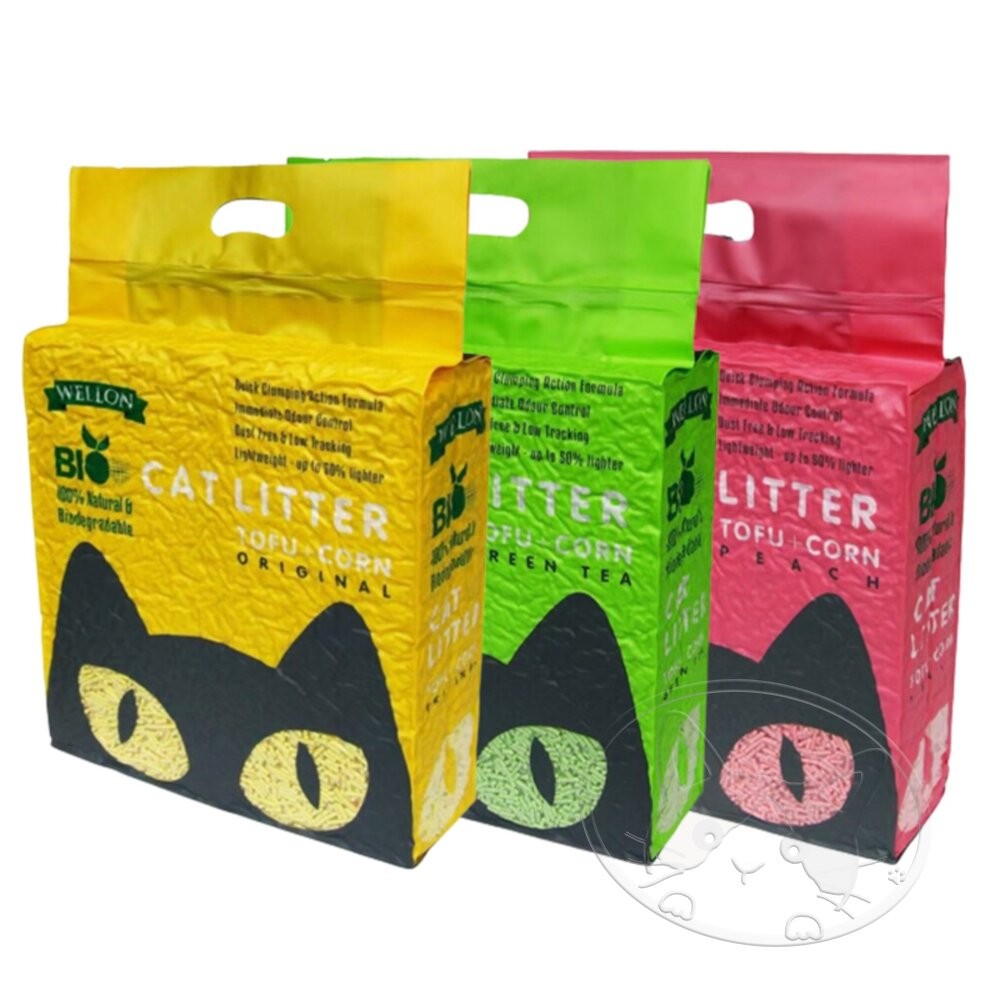 【旺生活】BIO Cat 豆腐貓砂 細顆粒 2.0mm 6L 強凝結低粉塵 除臭環保貓砂-細節圖2