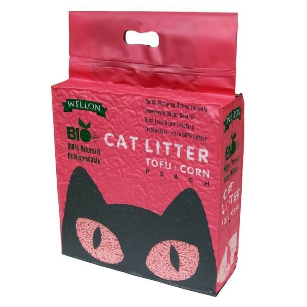 【旺生活】BIO Cat 豆腐貓砂 細顆粒 2.0mm 6L 強凝結低粉塵 除臭環保貓砂-規格圖8