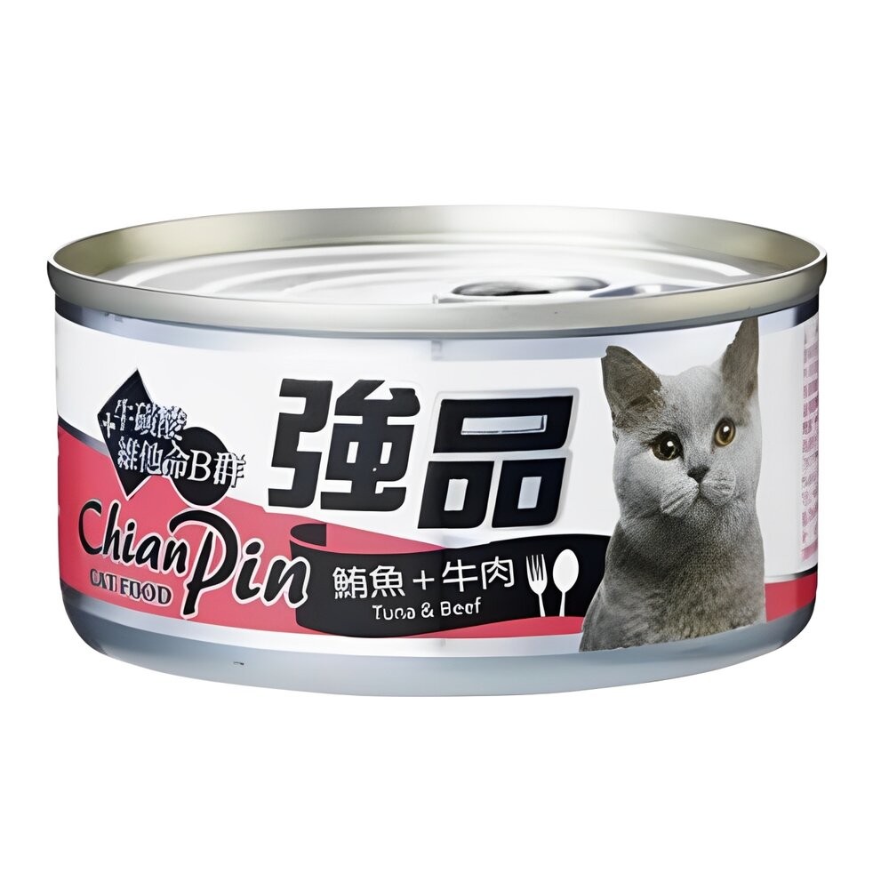 【旺生活】Chian Pin 強品 貓罐 170G 【整箱24入】鮪魚貓罐 副食罐 貓濕糧-規格圖7