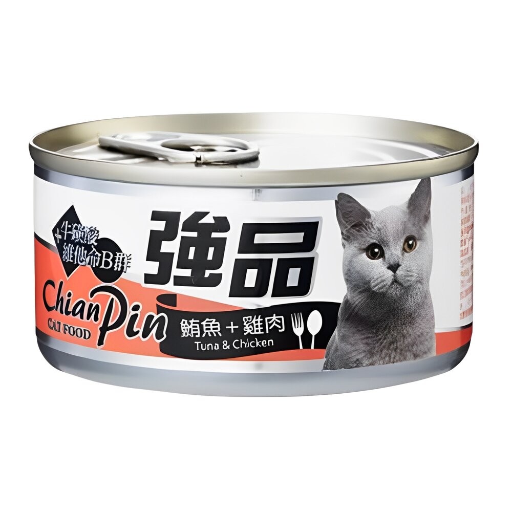 【旺生活】Chian Pin 強品 貓罐 170G 【整箱24入】鮪魚貓罐 副食罐 貓濕糧-規格圖7