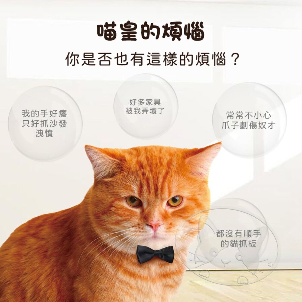 【旺生活】雙面單槽三角瓦楞貓抓板 寵物玩具 雙邊鈴鐺球設計 貓抓 三角貓抓板-細節圖4