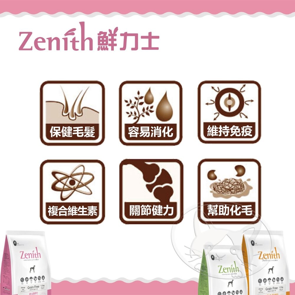 【旺生活】Zenith 鮮力士 頂級無穀軟飼料 1.2KG/3KG 鮮力士 狗軟飼料 老犬軟飼料 老狗軟飼料-細節圖10