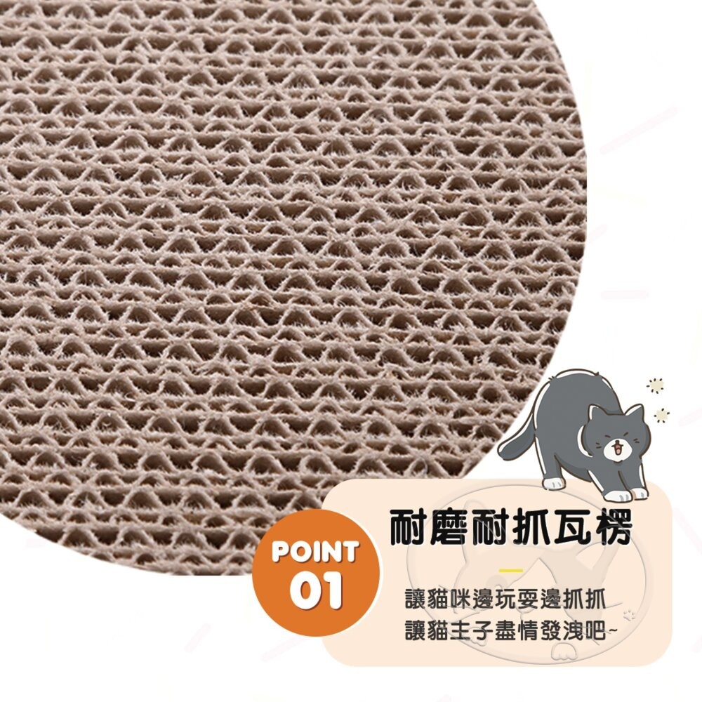 【旺生活】方塊型 瓦愣紙貓抓板 貓玩具 貓抓板 瓦楞紙 貓咪用品 磨爪器 磨爪板 貓用品-細節圖4