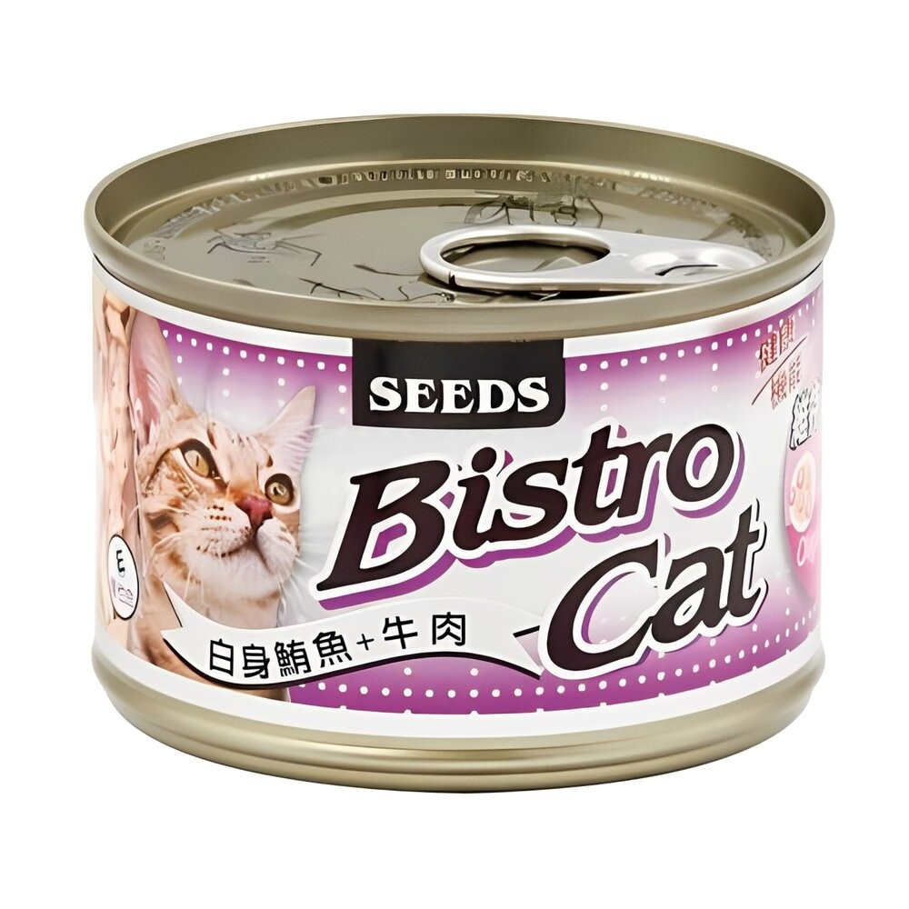 【旺生活】Bistro Cat特級銀貓健康餐罐 貓餐罐 副食罐 170G/24入 寵物罐頭 膠凍罐 鮪魚-規格圖7