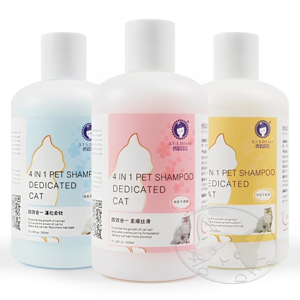 【旺生活】XUEDIAO 雪貂留香 貓多愛 洗毛精 貓用 500ml 植物精華 潔淨去汙-細節圖2