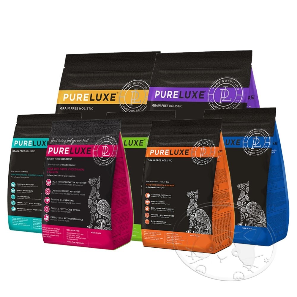 【旺生活】純華 PURELUXE 鮮肉貓糧 無榖飼料 大包裝 寵物飼料 貓飼料 鮮肉無穀-細節圖2