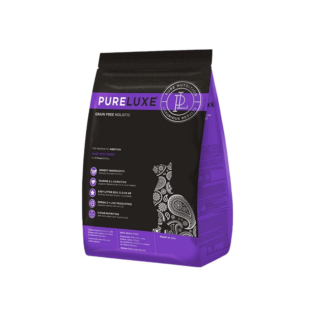 【旺生活】純華 PURELUXE 鮮肉貓糧 無榖飼料 大包裝 寵物飼料 貓飼料 鮮肉無穀-規格圖6