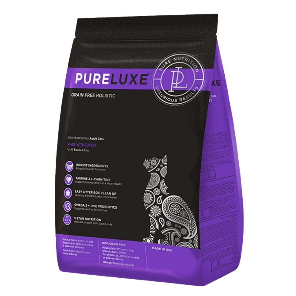【旺生活】純華 PURELUXE 鮮肉貓糧 無榖飼料 大包裝 寵物飼料 貓飼料 鮮肉無穀-規格圖6