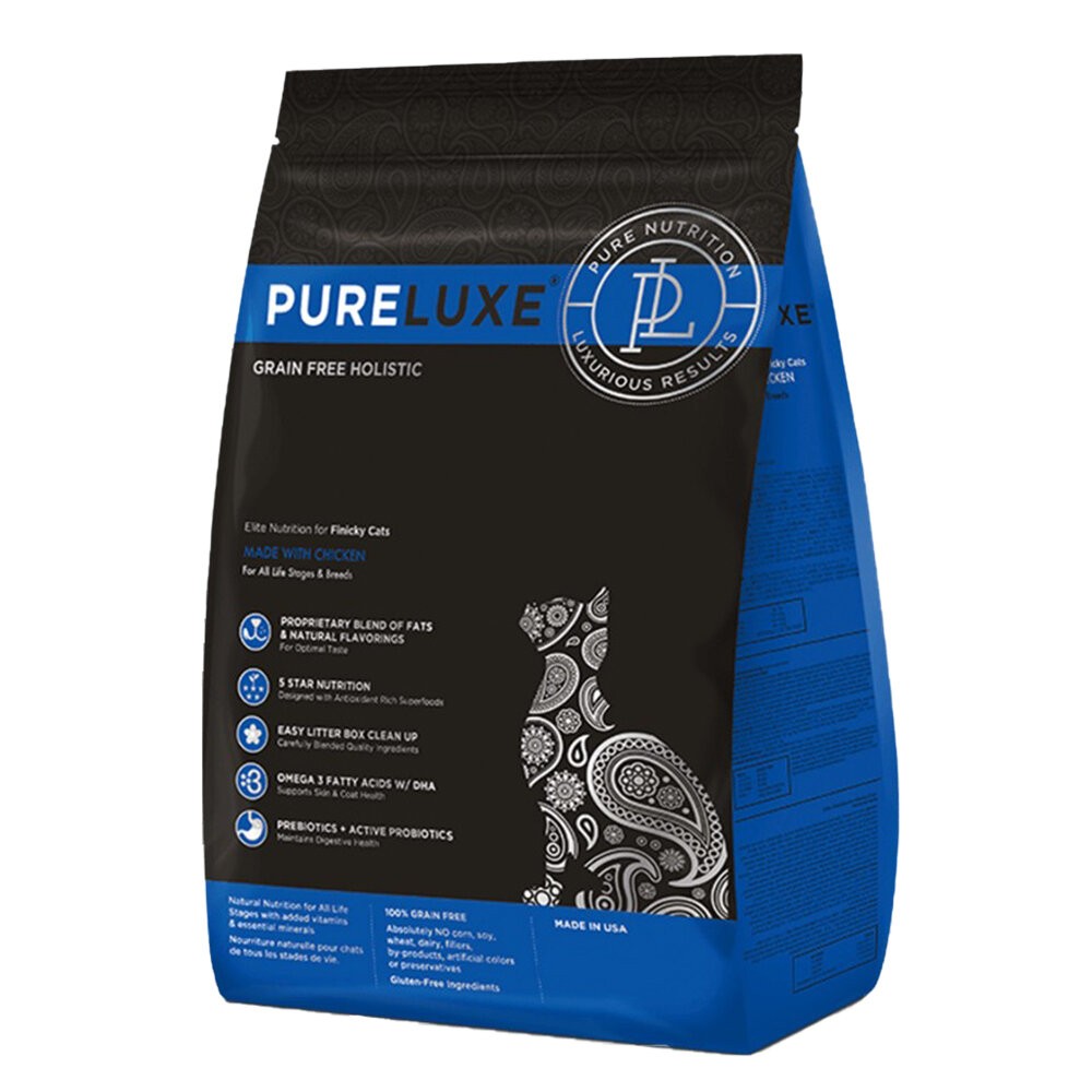 【旺生活】純華 PURELUXE 鮮肉貓糧 無榖飼料 大包裝 寵物飼料 貓飼料 鮮肉無穀-規格圖6