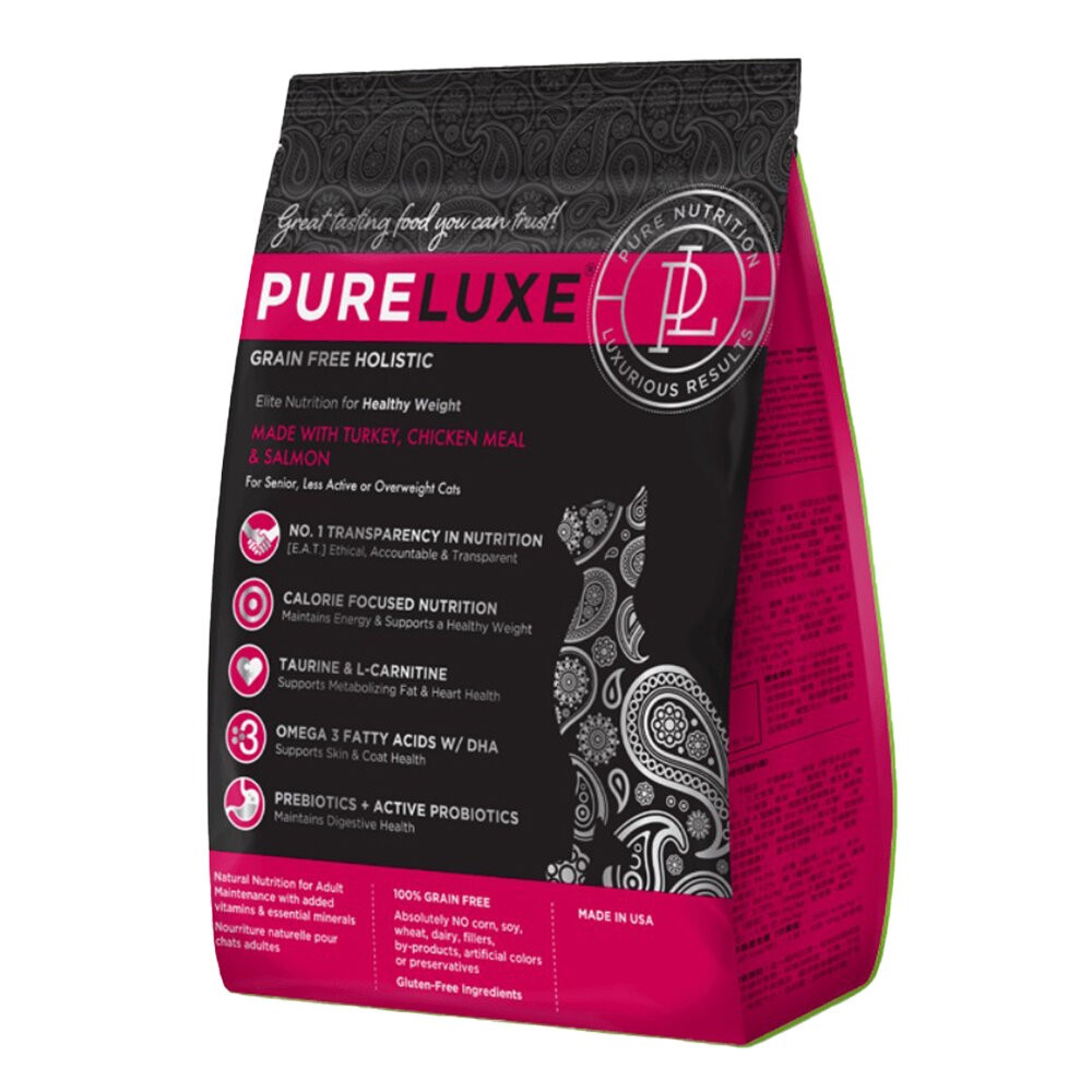 【旺生活】純華 PURELUXE 鮮肉貓糧 無榖飼料 大包裝 寵物飼料 貓飼料 鮮肉無穀-規格圖6