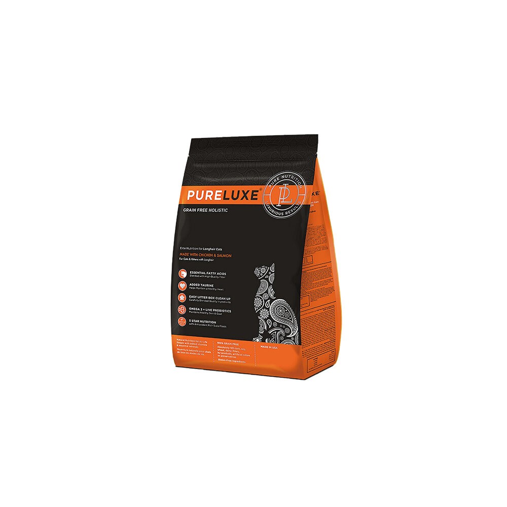 【旺生活】純華 PURELUXE 鮮肉貓糧 無榖飼料 400G 寵物飼料 貓飼料 鮮肉無穀-規格圖6
