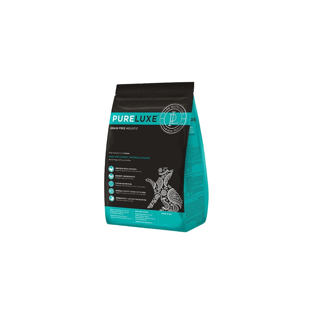 【旺生活】純華 PURELUXE 鮮肉貓糧 無榖飼料 400G 寵物飼料 貓飼料 鮮肉無穀-規格圖6