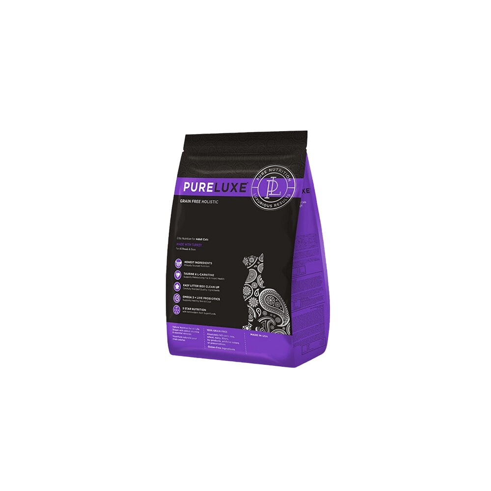 【旺生活】純華 PURELUXE 鮮肉貓糧 無榖飼料 400G 寵物飼料 貓飼料 鮮肉無穀-規格圖6