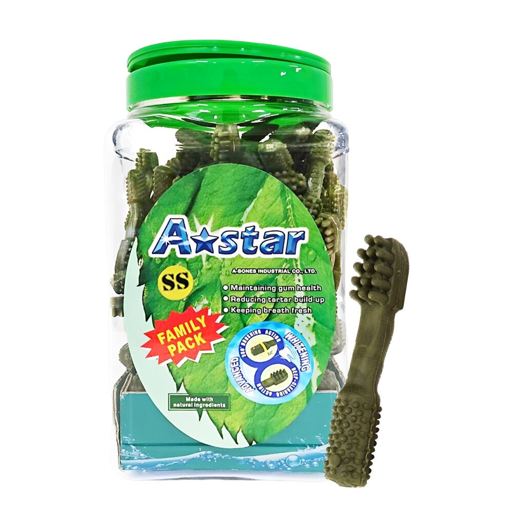 多效雙頭潔牙骨 桶裝 SS 1100g