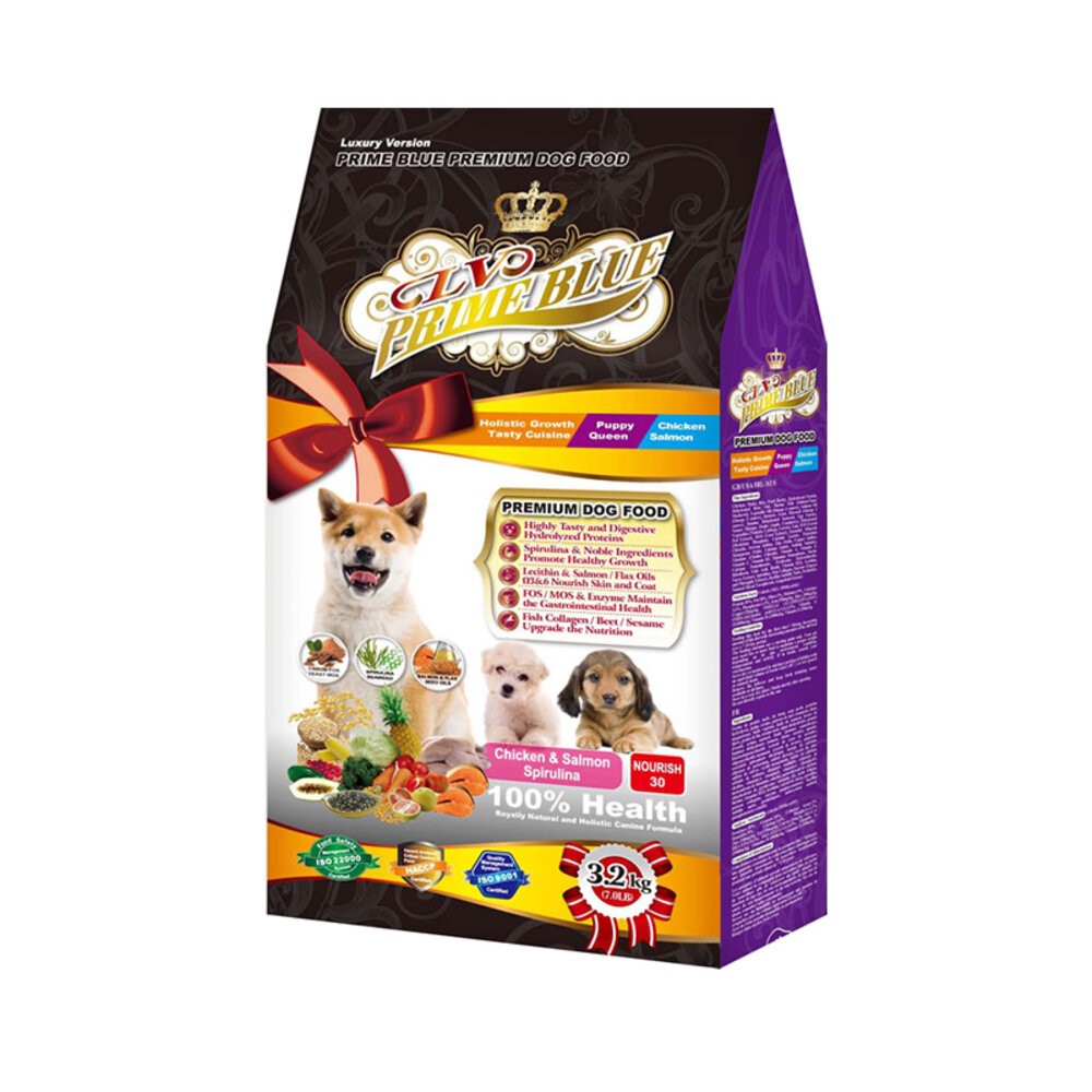 【旺生活】PrimeBlue LV 藍帶精選頂級狗糧 1.2KG-7.5KG 狗飼料 LV藍帶狗飼料-規格圖3