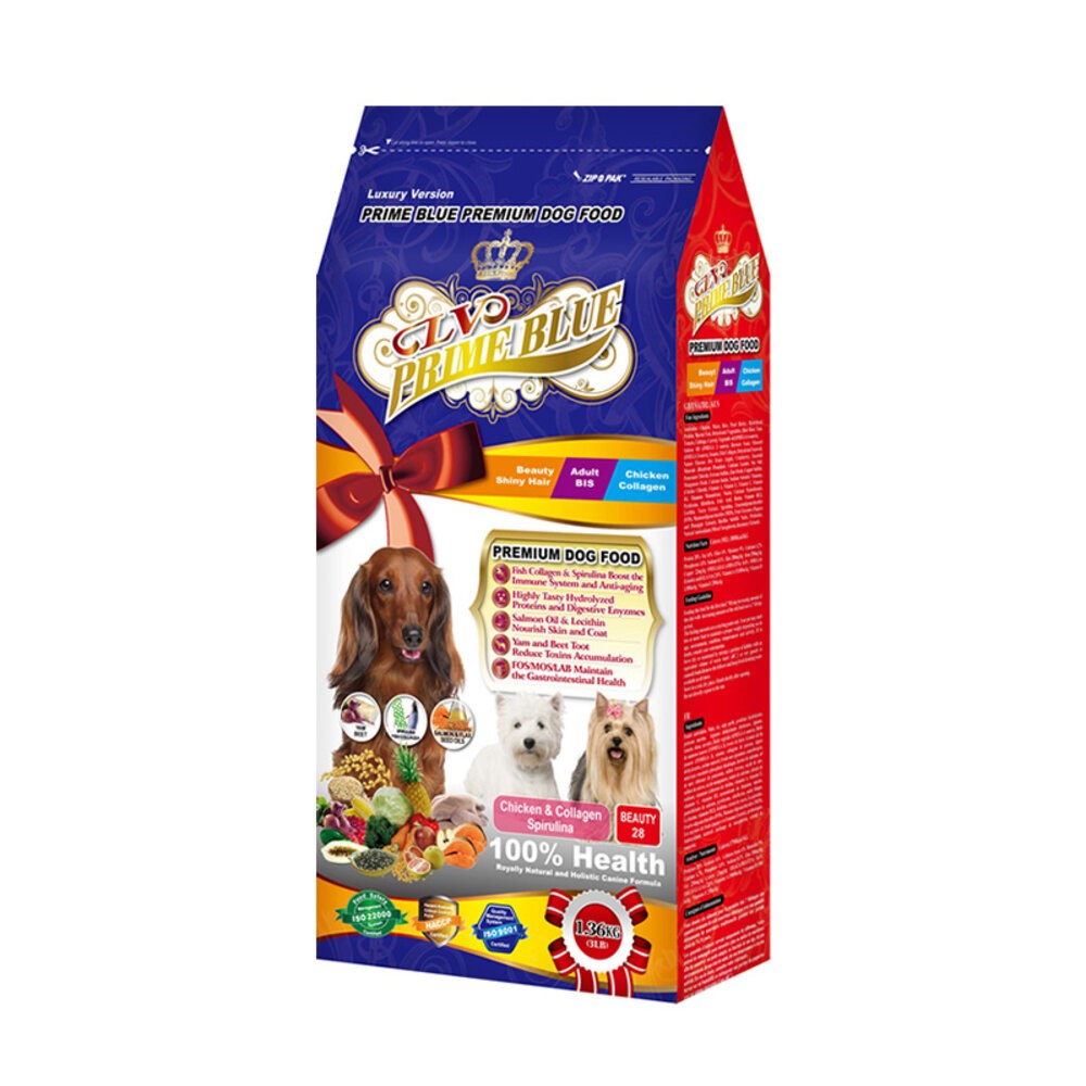 【旺生活】PrimeBlue LV 藍帶精選頂級狗糧 1.2KG-7.5KG 狗飼料 LV藍帶狗飼料-規格圖3