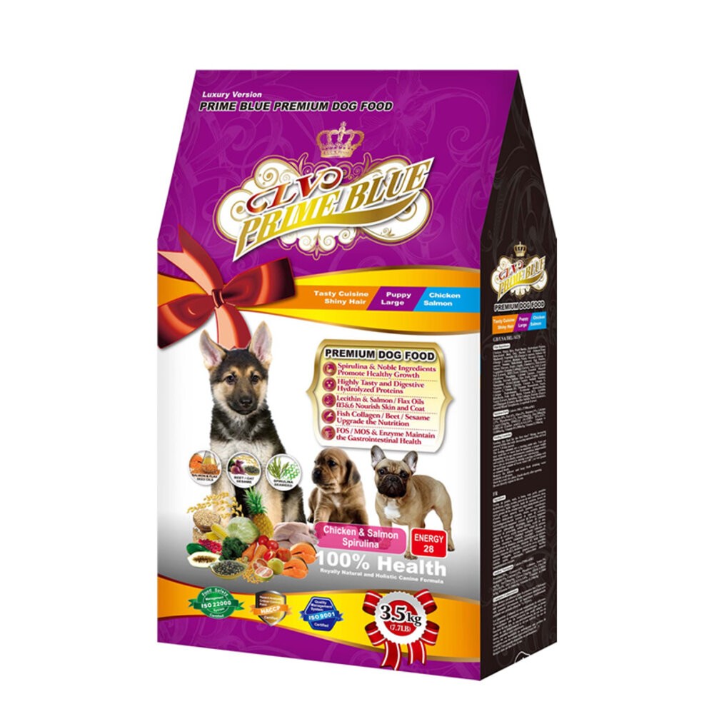 【旺生活】PrimeBlue LV 藍帶精選頂級狗糧 1.2KG-7.5KG 狗飼料 LV藍帶狗飼料-規格圖3