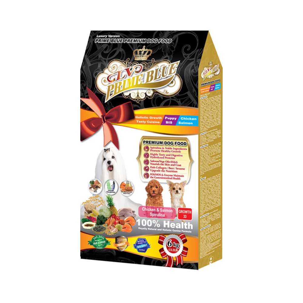 【旺生活】PrimeBlue LV 藍帶精選頂級狗糧 15KG-18KG 狗飼料 LV藍帶狗飼料-規格圖3