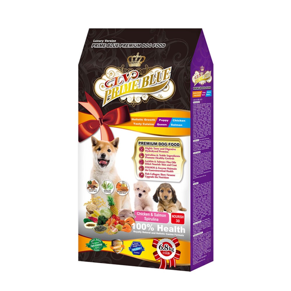 【旺生活】PrimeBlue LV 藍帶精選頂級狗糧 15KG-18KG 狗飼料 LV藍帶狗飼料-規格圖3