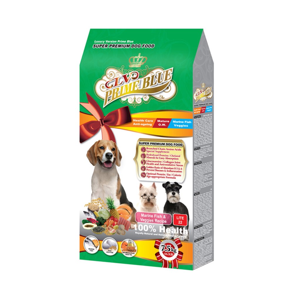 【旺生活】PrimeBlue LV 藍帶精選頂級狗糧 15KG-18KG 狗飼料 LV藍帶狗飼料-規格圖3