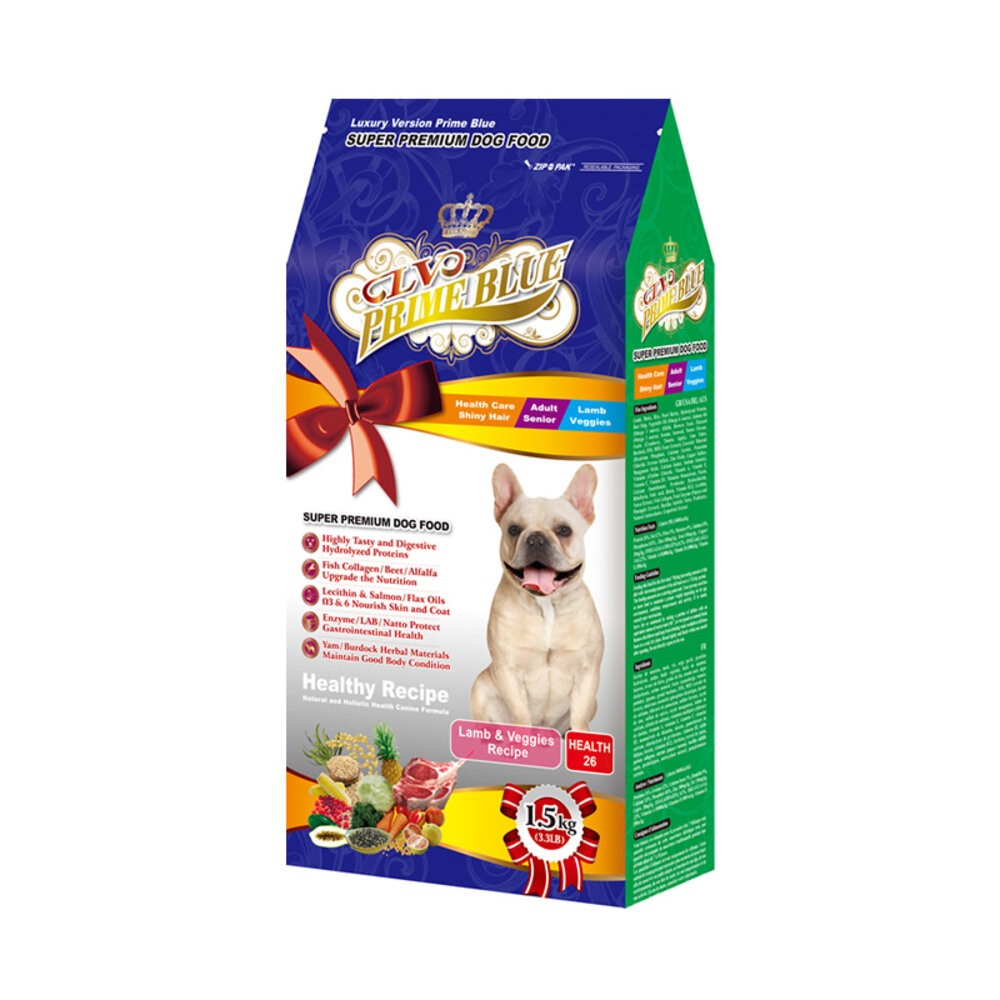 【旺生活】PrimeBlue LV 藍帶精選頂級狗糧 15KG-18KG 狗飼料 LV藍帶狗飼料-規格圖3