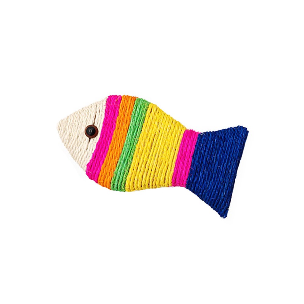 【旺生活】魚型劍麻貓抓板 造型貓抓板 劍麻 魚型貓抓板 貓磨爪-規格圖6