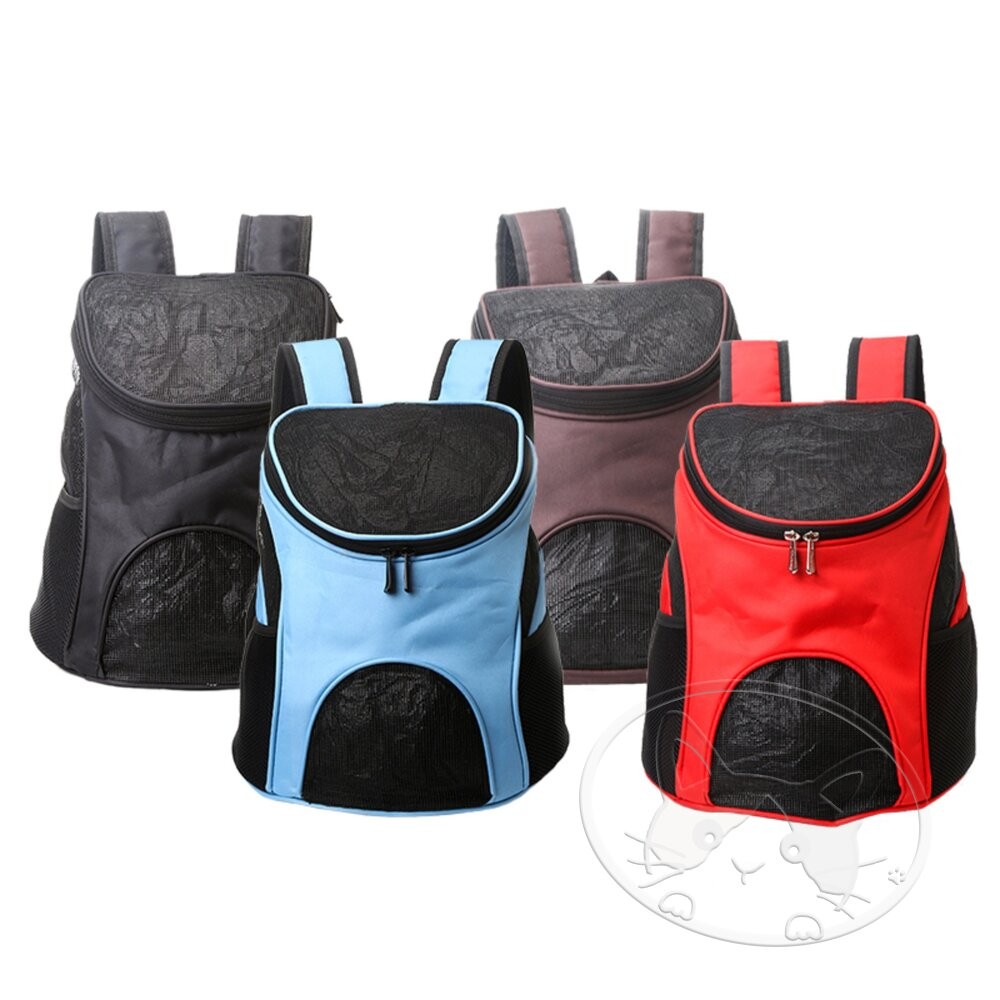 【旺生活】透氣輕便胸前包 寵物背包 單肩包 外出便攜透氣背包 寵物外出包 貓狗斜背包 大空間-細節圖2