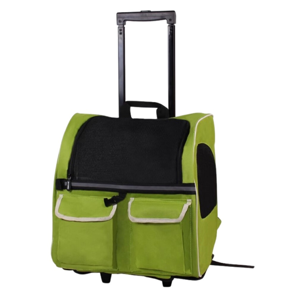 【旺生活】超大折疊拉桿包(可後背)  寵物外出包 拉桿背包 超大拉桿包 外出包-規格圖7