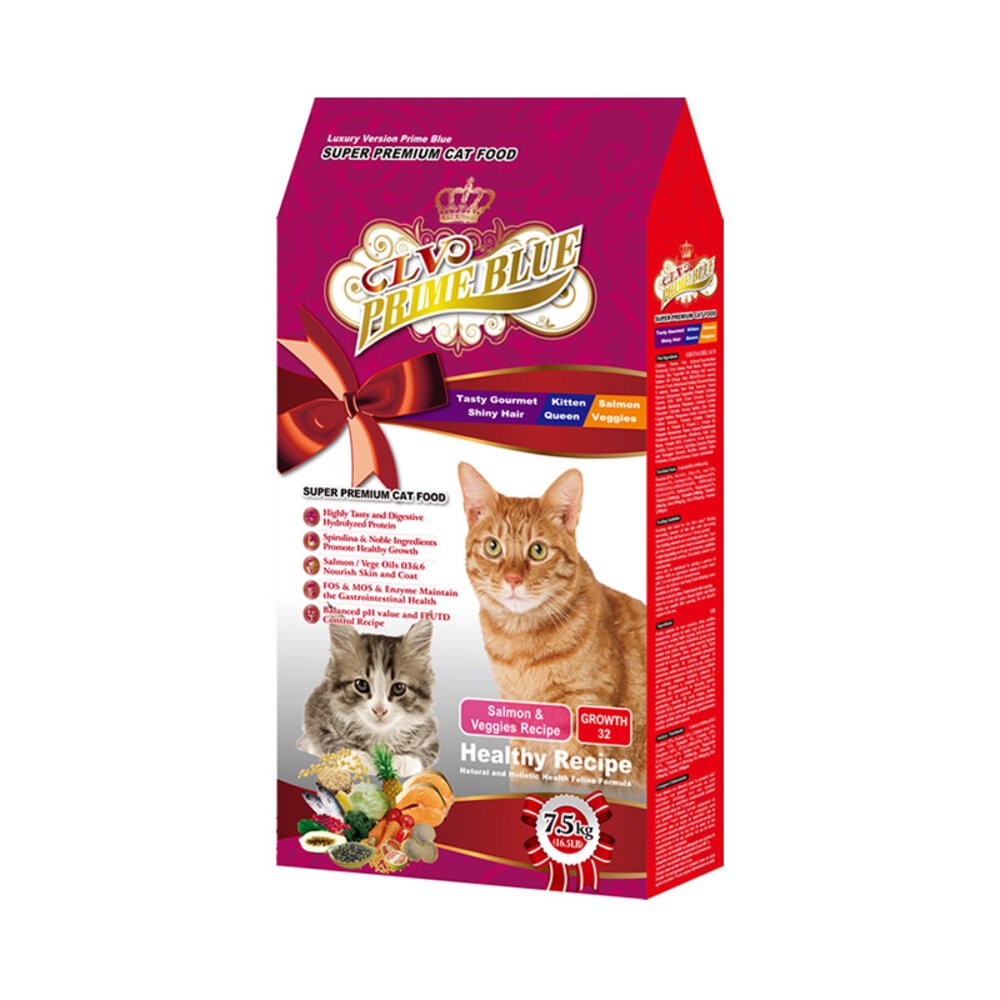 【旺生活】PrimeBlue LV 藍帶精選頂級貓糧  大包裝 寵物食品  貓糧 雞肉底-規格圖8