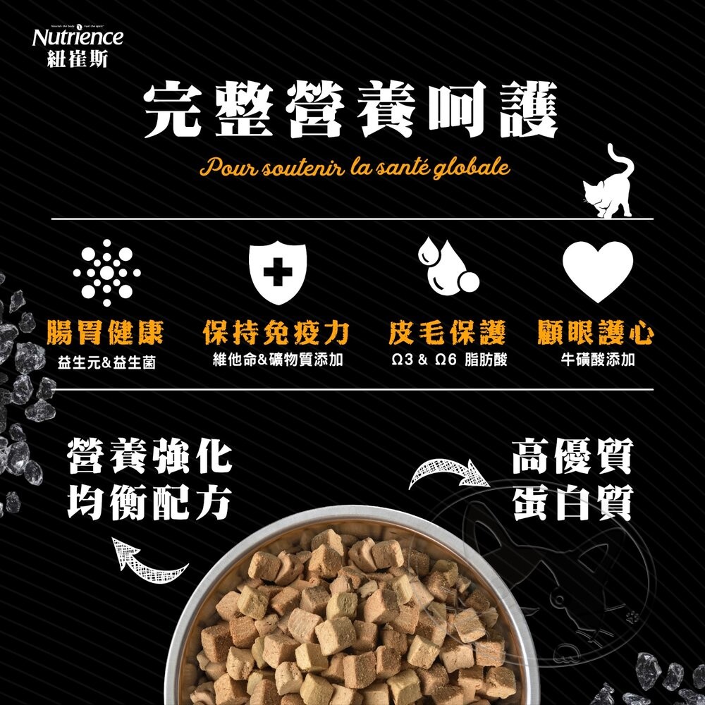 【旺生活】Nutrience 紐崔斯 黑鑽能量貓凍乾主食 113g/227g 凍乾主食 貓凍乾-細節圖11