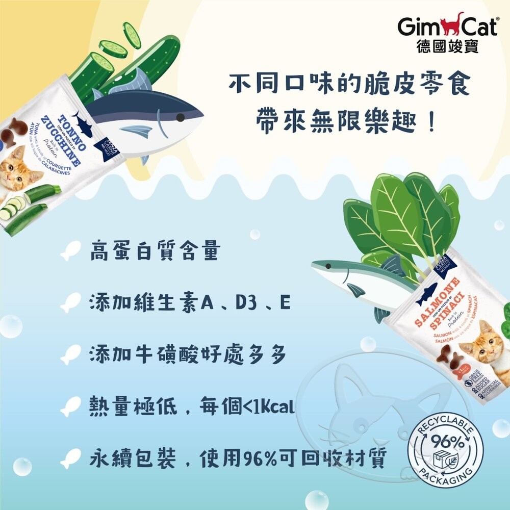 【旺生活】德國 GIMBORN 竣寶潔牙餅 50g 潔牙餅 貓潔牙 貓零食 貓草餅乾 貓咪潔牙餅 貓餅乾-細節圖6