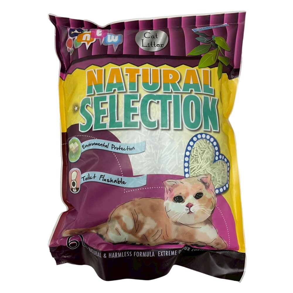 【旺生活】天然選擇 豆腐貓砂 6L 6包入組 貓砂 豆腐貓砂 豆腐砂 超凝貓砂 可沖馬桶-規格圖5