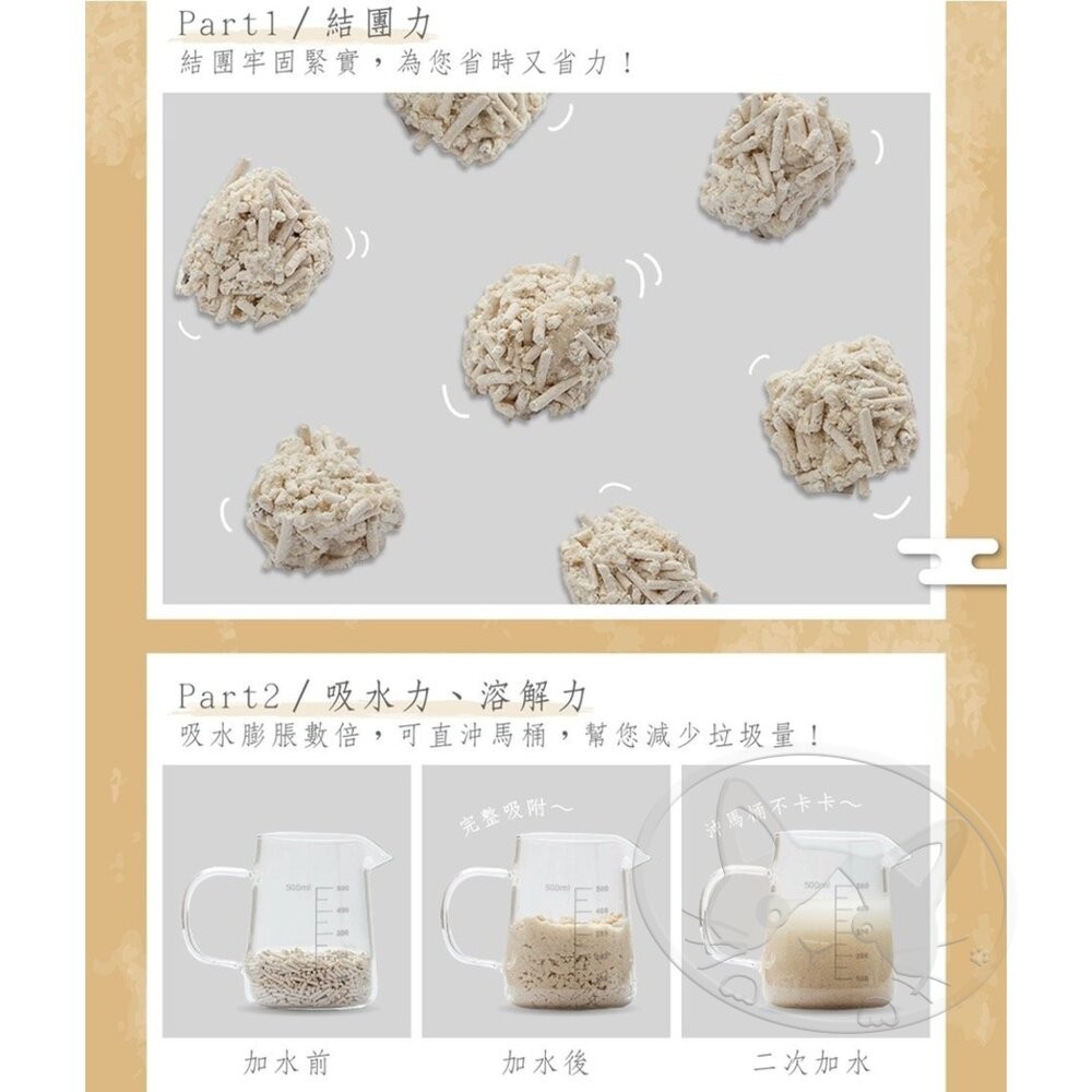 【旺生活】貓侍Catpool 蘇軾豆腐砂 6L 8包入 豆腐砂 豆腐貓砂 貓砂 可沖馬桶 貓廁所-細節圖7
