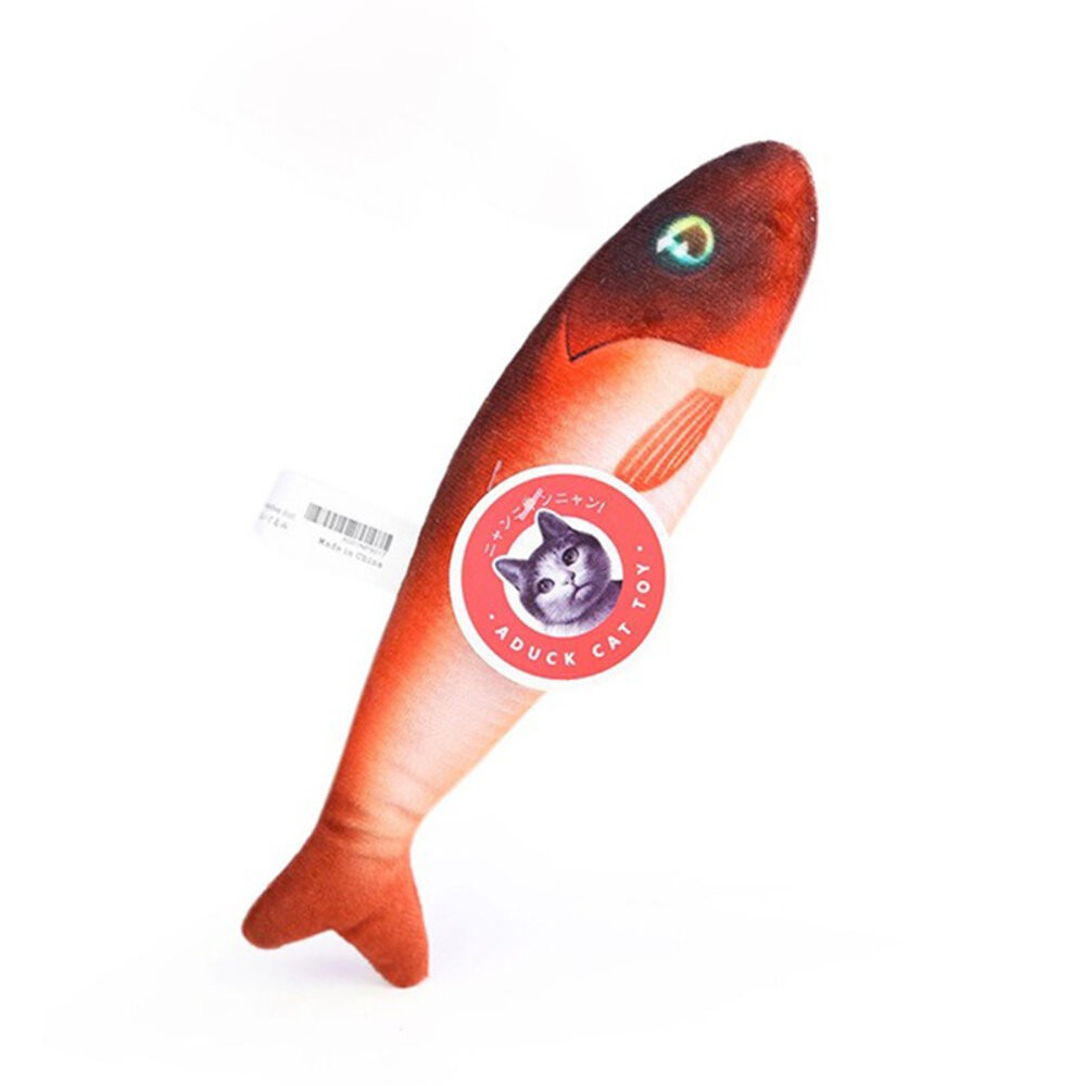 【旺生活】紅鮭魚 日本Aduck 貓薄荷海鮮/魚壽司  貓薄荷玩具 貓玩具 貓薄荷 鮭魚-規格圖5