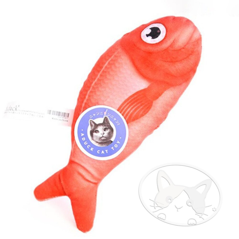 【旺生活】大紅雕 日本Aduck 貓薄荷海鮮/魚壽司  貓薄荷玩具 貓玩具 貓薄荷-細節圖3