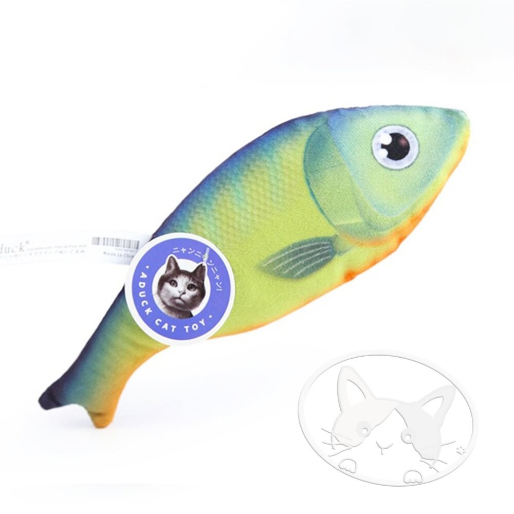 【旺生活】大青魚 日本Aduck 貓薄荷海鮮/魚壽司  貓薄荷玩具 貓玩具 貓薄荷-細節圖3