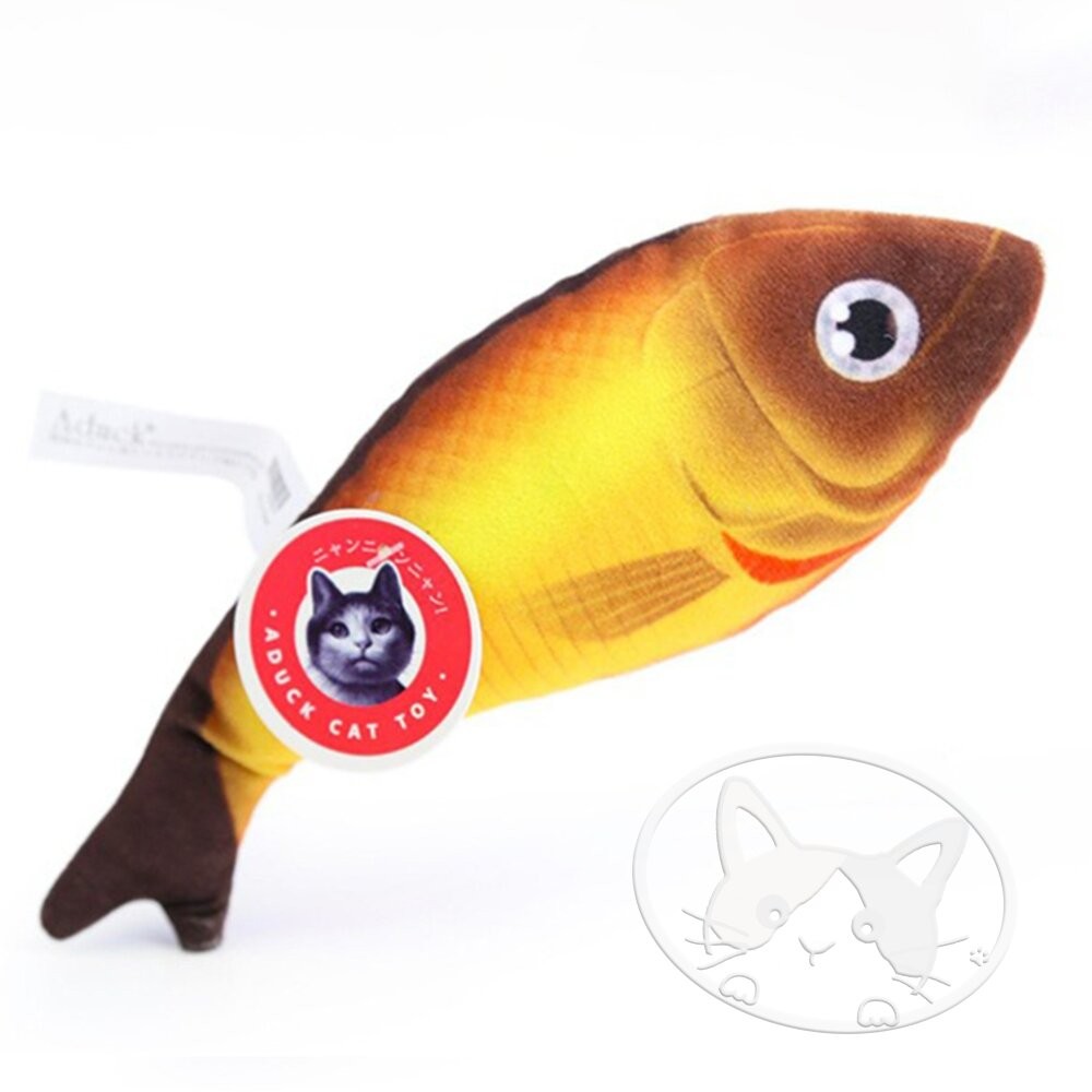 【旺生活】大黃魚 日本Aduck 貓薄荷海鮮/魚壽司  貓薄荷玩具 貓玩具 貓薄荷-細節圖3