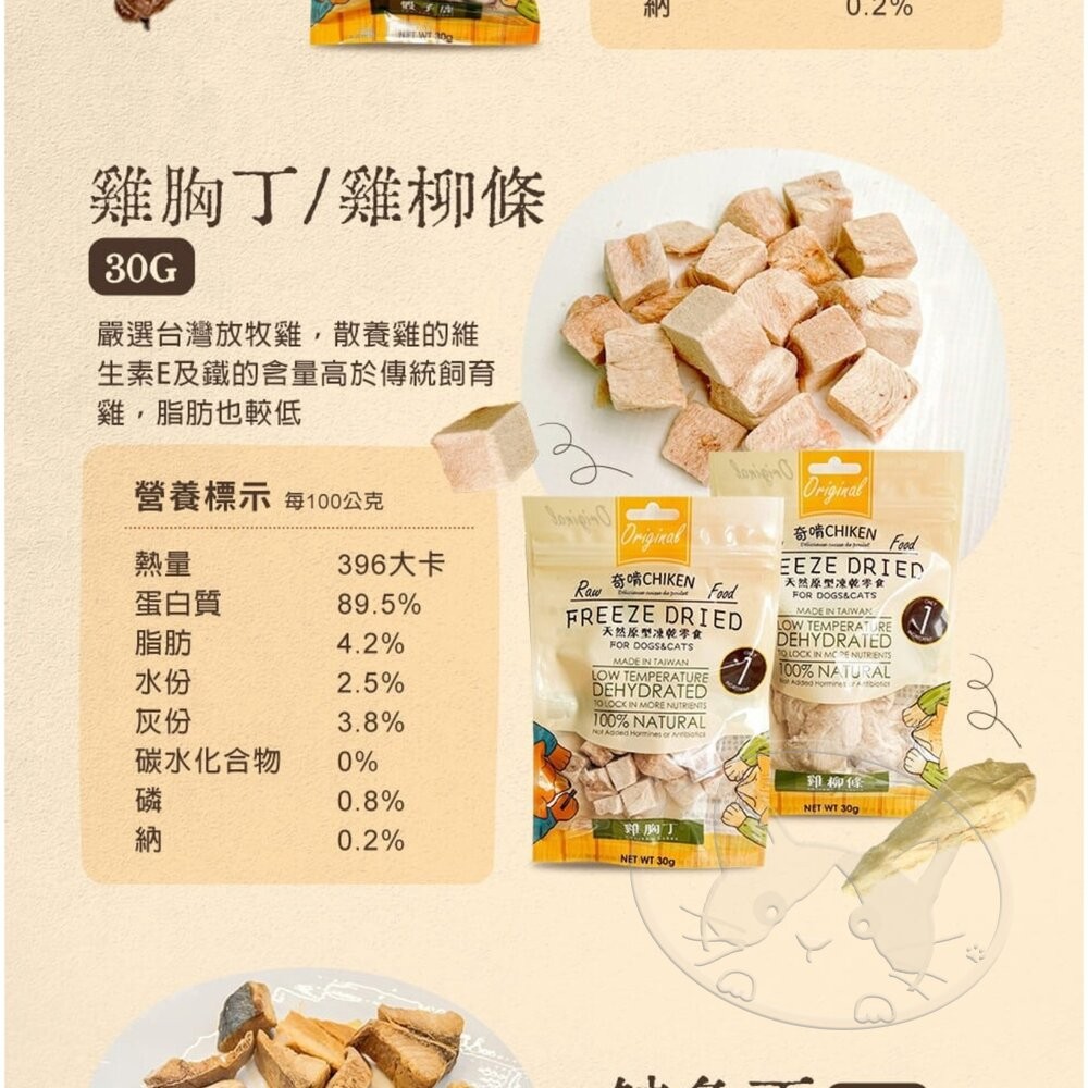 【旺生活】奇啃 CHIKEN 天然原型凍乾零食 鮮肉凍乾 凍乾 奇啃凍乾 狗凍乾 貓凍乾 犬貓凍乾-細節圖11