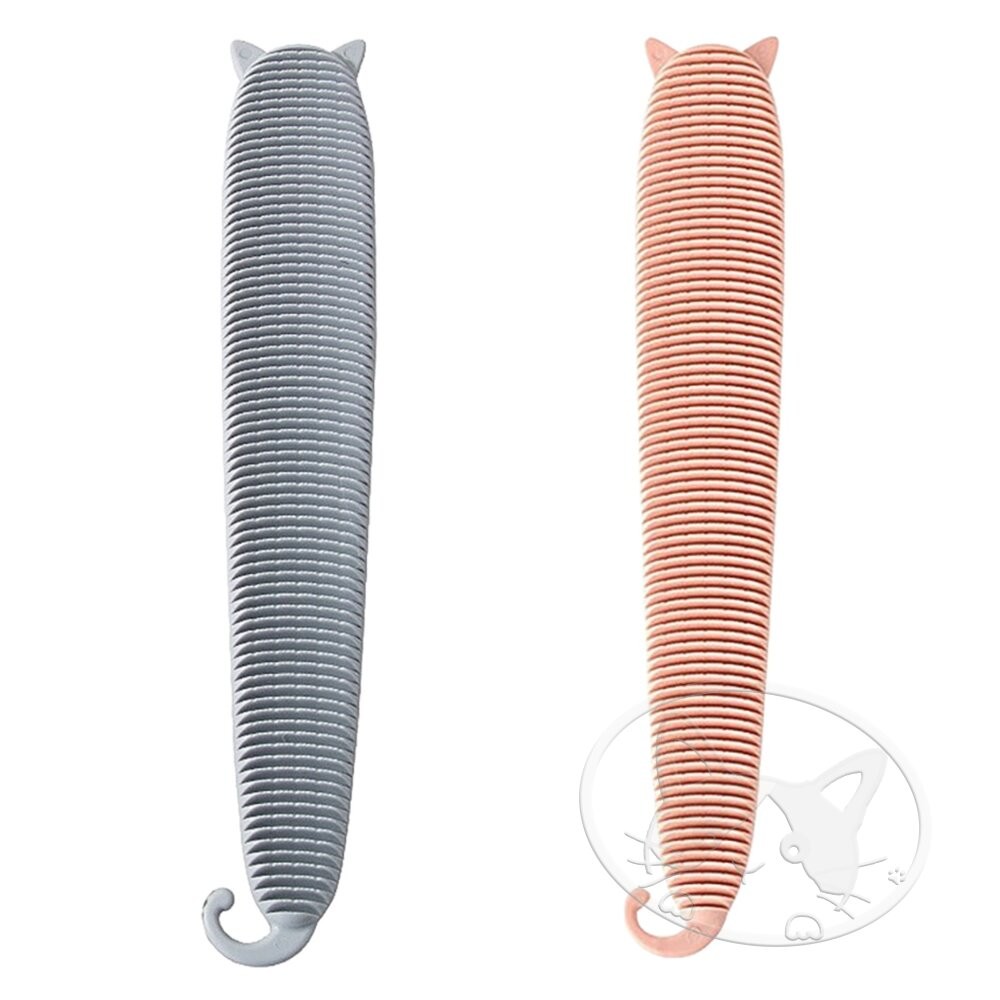 【旺生活】貓舌梳齒刷 貓梳毛 寵物毛刷 造型梳毛刷 仿貓舌設計 梳毛-細節圖2