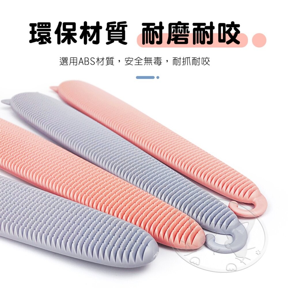 【旺生活】貓舌梳齒刷 貓梳毛 寵物毛刷 造型梳毛刷 仿貓舌設計 梳毛-細節圖4