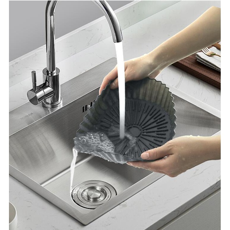 矽膠膠烤盤 氣炸鍋烤盤 空氣炸鍋烤盤 專用矽膠烤盤 食品級矽膠盤 高溫耐烤盤 耐高溫 食品級材質-細節圖3