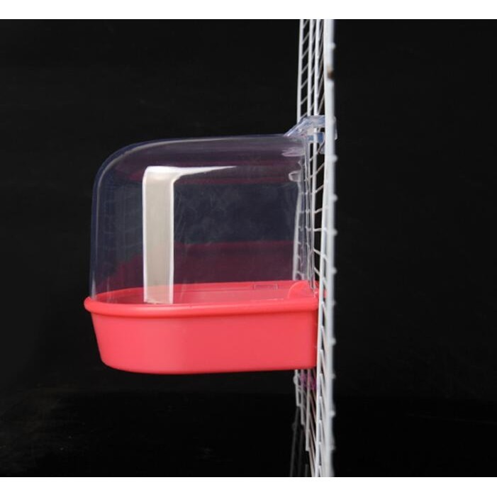 康遠🌟現貨🌟中小型鳥塑膠外掛澡盆 寵物鳥、鸚鵡洗澡用 虎皮牡丹文鳥等小型鳥用沐浴盆清潔-細節圖3