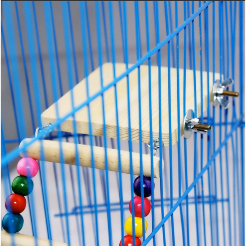 康遠🌟現貨🌟鸚鵡 寵物玩具 攀爬休憩組 樓梯平台兩件套 木跳台爬梯玩具 鳥用品 鳥寶玩具 松木棍-細節圖7