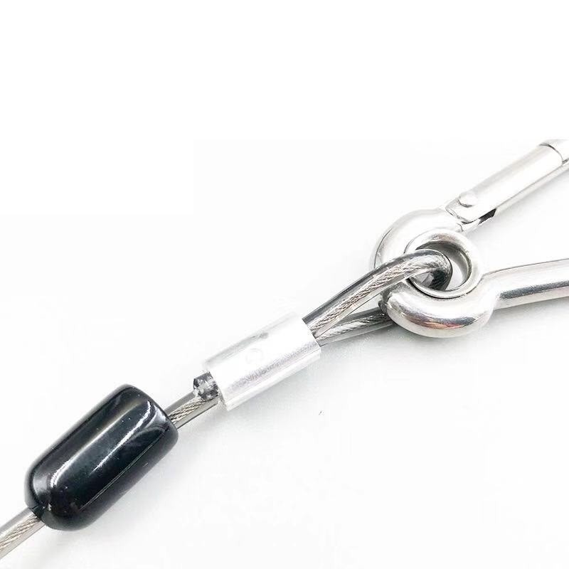 康遠🌟現貨🌟船釣 釣魚 鋼絲失手繩 雙強力扣環 最大拉力30KG 拉長3米 304不銹鋼絲彈簧 搭配路亞鉗-細節圖4