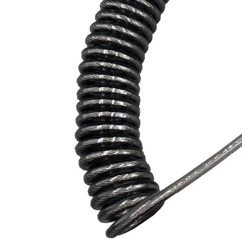 康遠🌟現貨🌟船釣 釣魚 鋼絲失手繩 雙強力扣環 最大拉力30KG 拉長3米 304不銹鋼絲彈簧 搭配路亞鉗-細節圖5