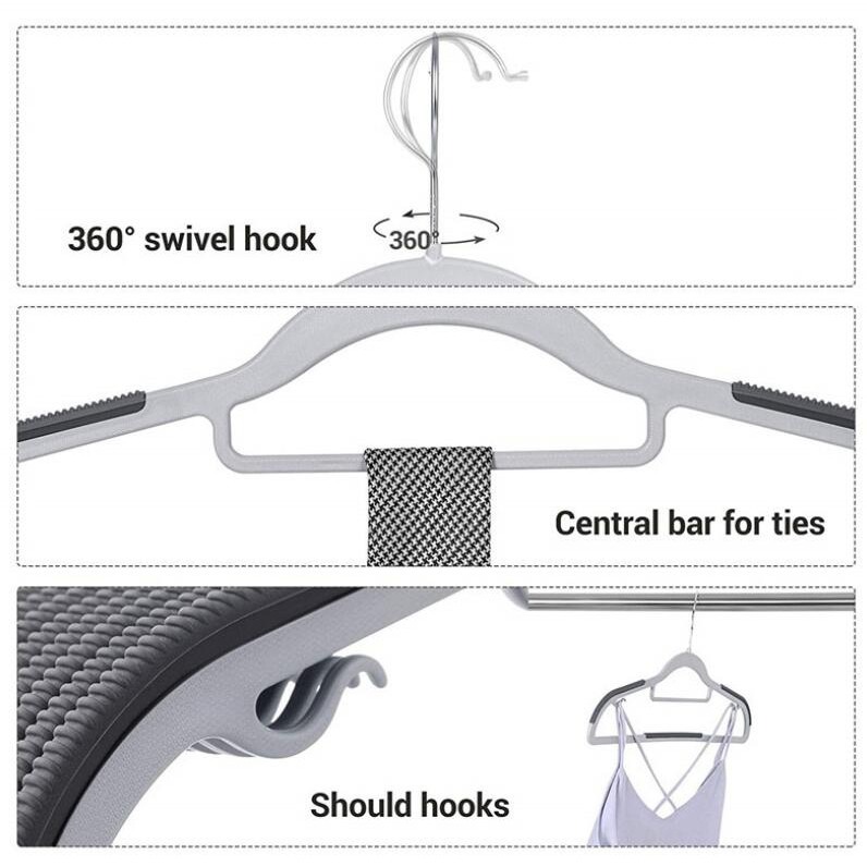 康遠🌟乾濕兩用防滑衣架🌟20/50隻入 魔術衣架 超彈性 防滑晾衣架 吊衣架 衣架 收納衣架-細節圖2