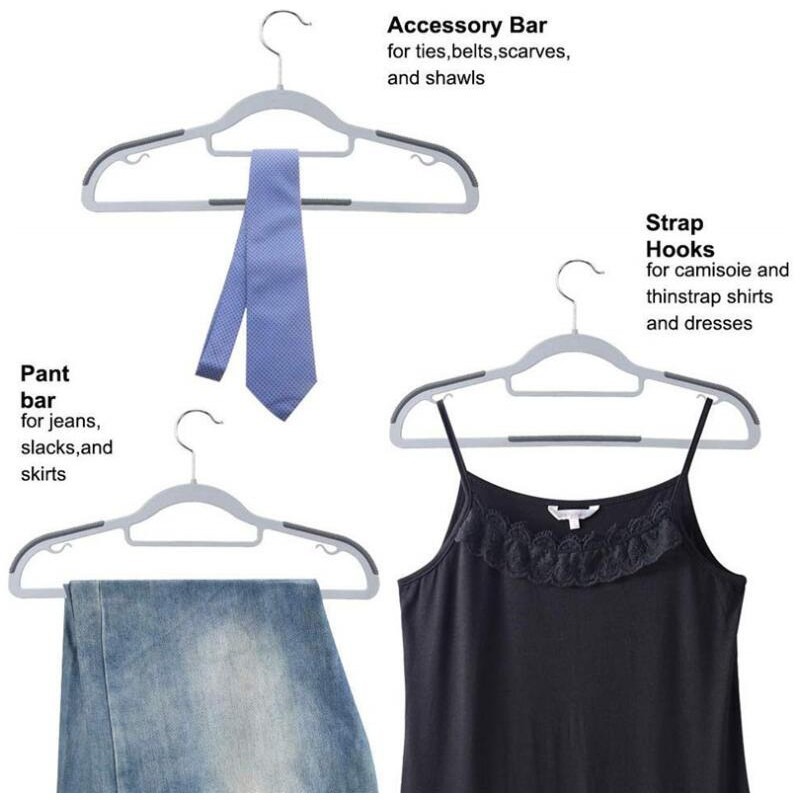 康遠🌟乾濕兩用防滑衣架🌟20/50隻入 魔術衣架 超彈性 防滑晾衣架 吊衣架 衣架 收納衣架-細節圖6