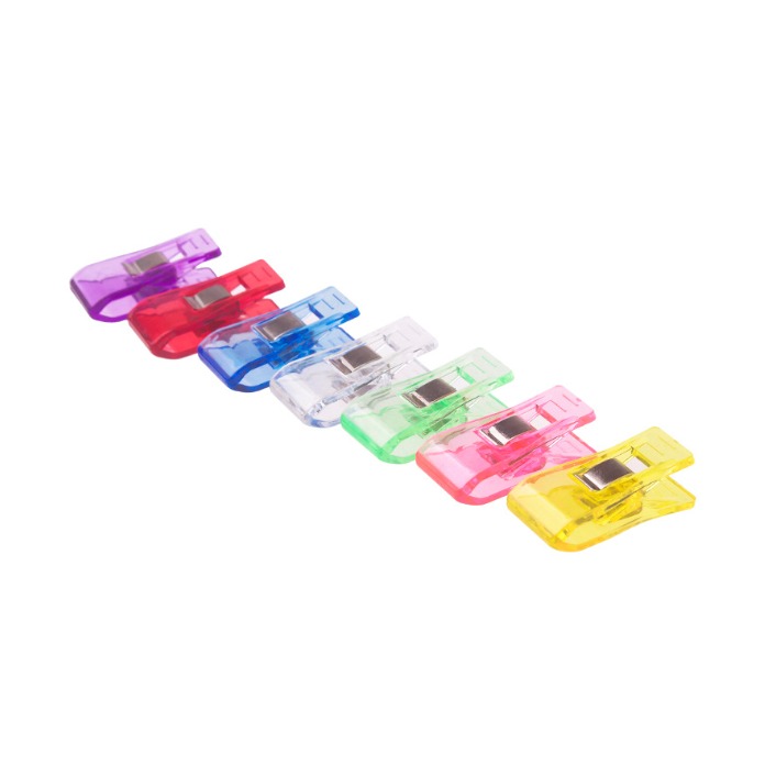 現貨供應斧頭夾 100隻特價熱賣 1.6/隻 便利夾.透明夾.彩色夾.強力夾.吉利夾.塑膠夾子.夾具，拼布 包邊超好用-細節圖5