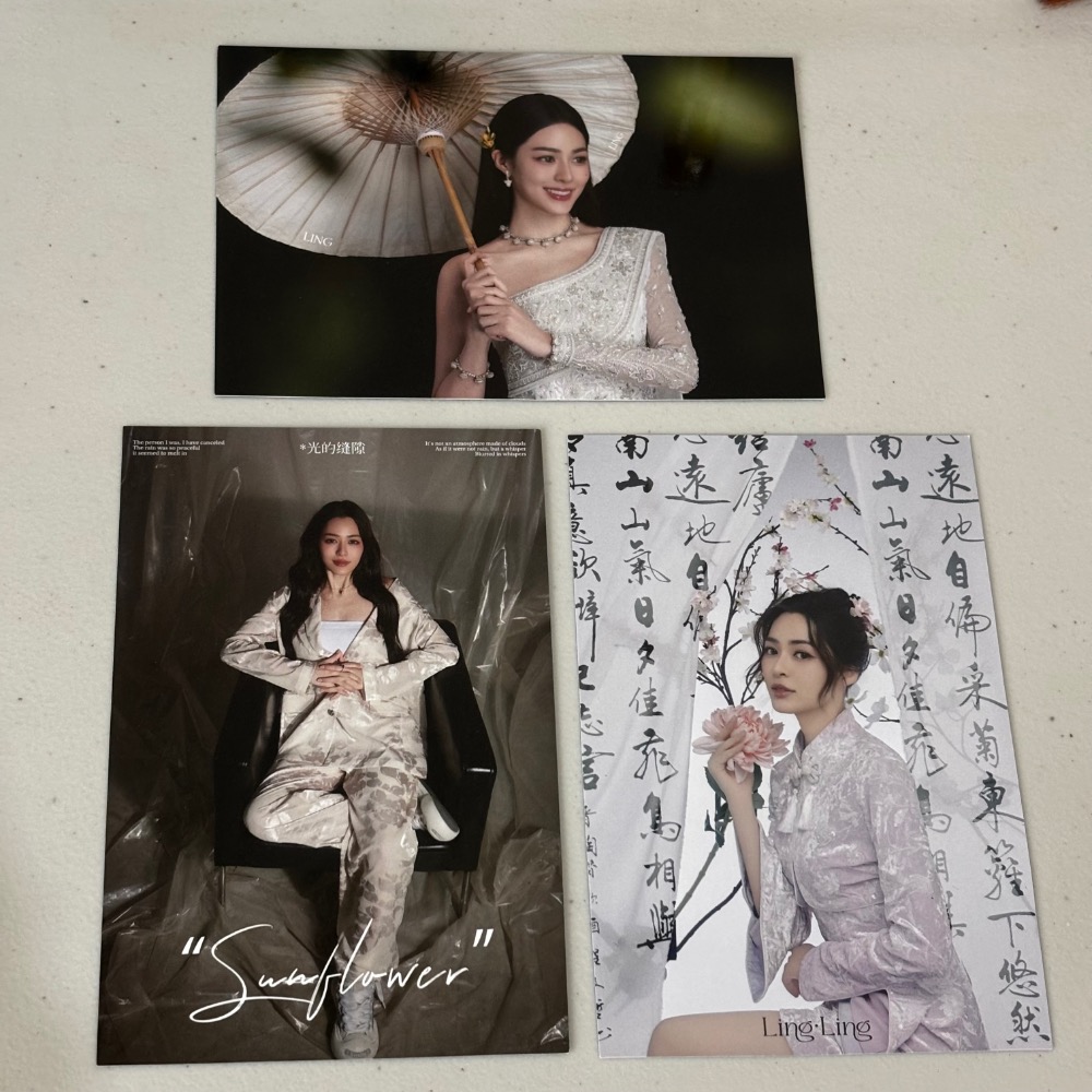 00K 鄺玲玲代言 好望水明信片貼紙組 / Starry雜誌明信片組-細節圖3